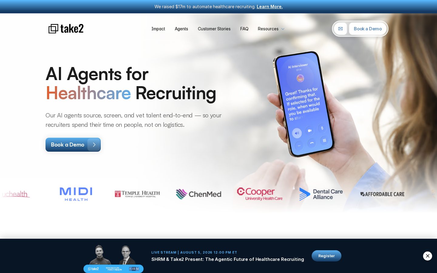 Take2 AI Homepage