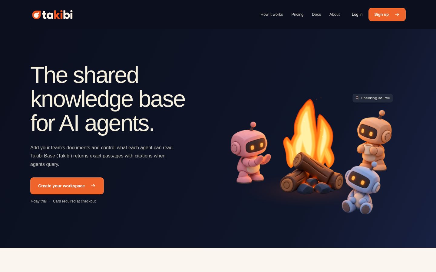 Takibi Base Homepage