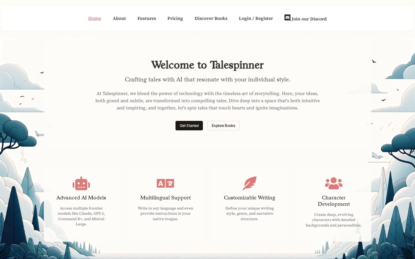Talespinner Homepage
