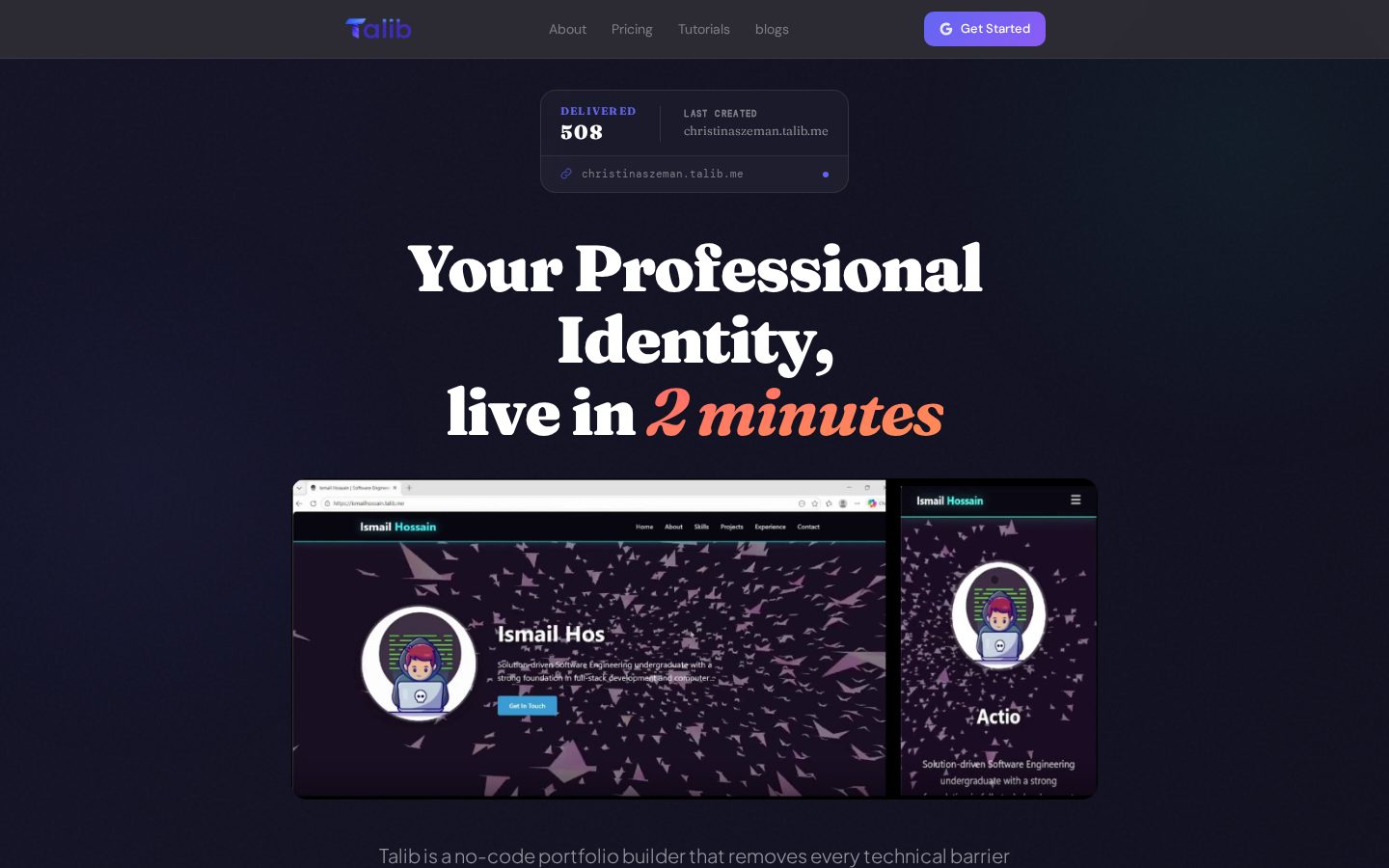 Talib Homepage