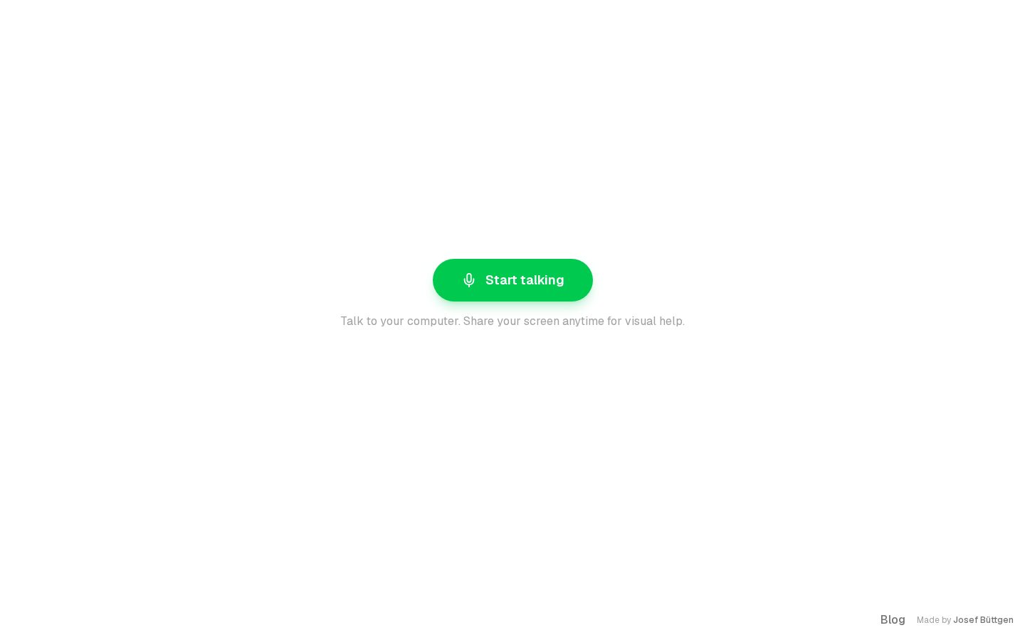Talk To Your Computer Homepage