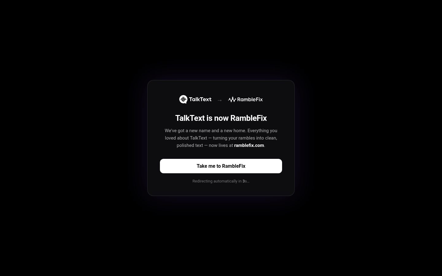 TalkText.io Homepage