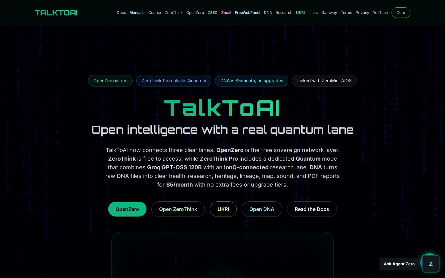TalkTo.ai Homepage