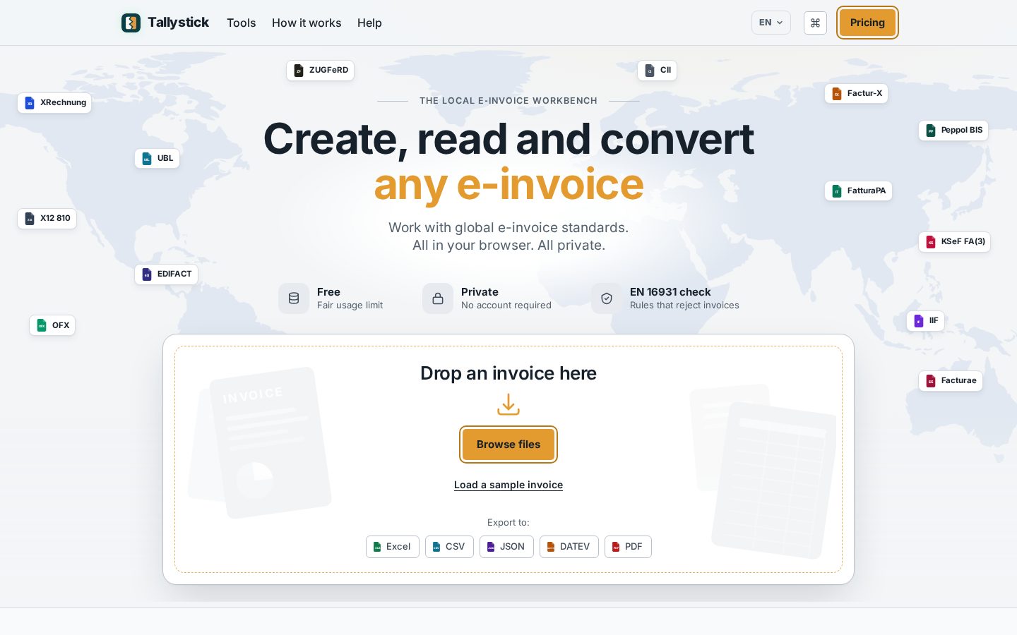 Tallystick Homepage