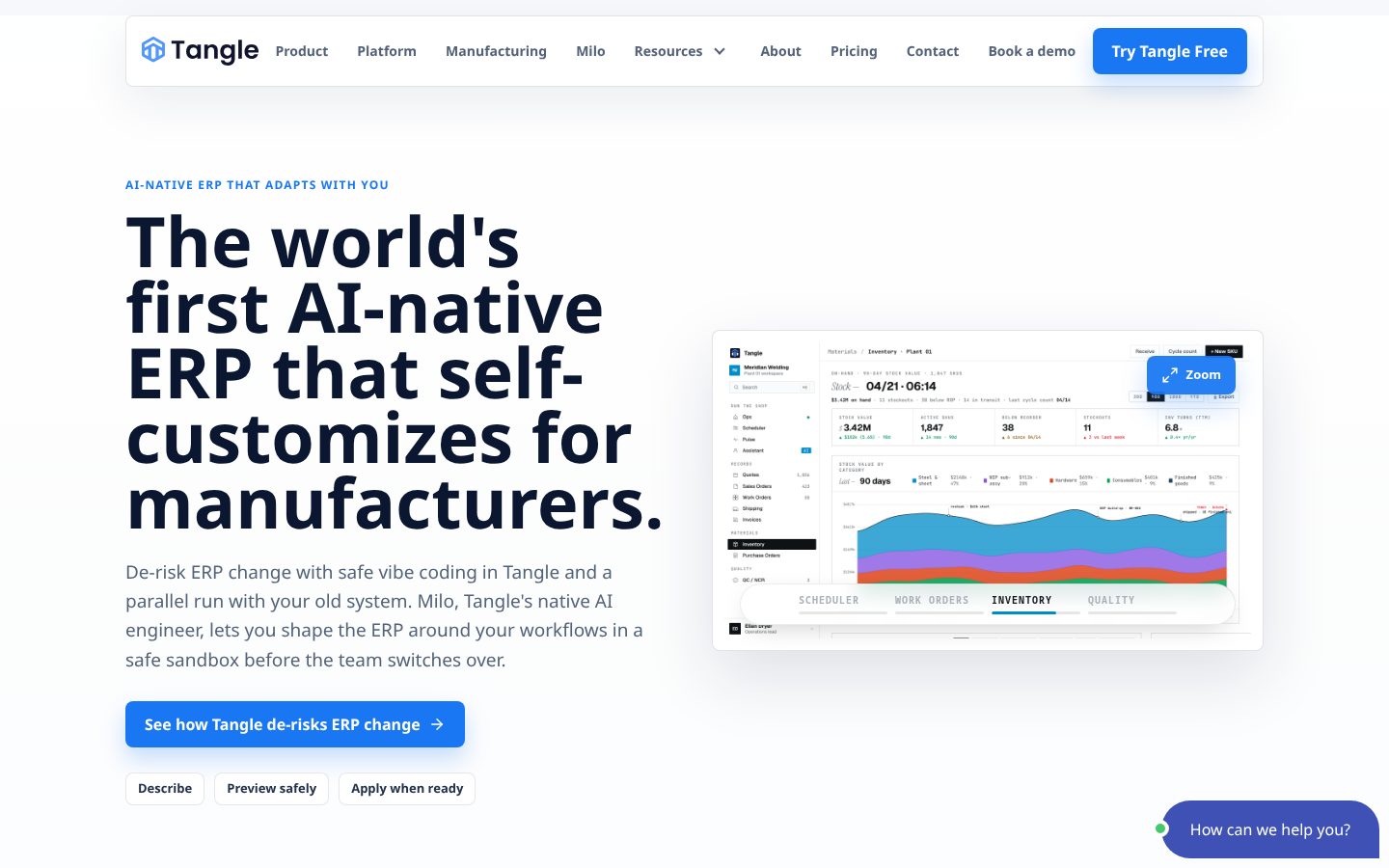 Tangle Homepage