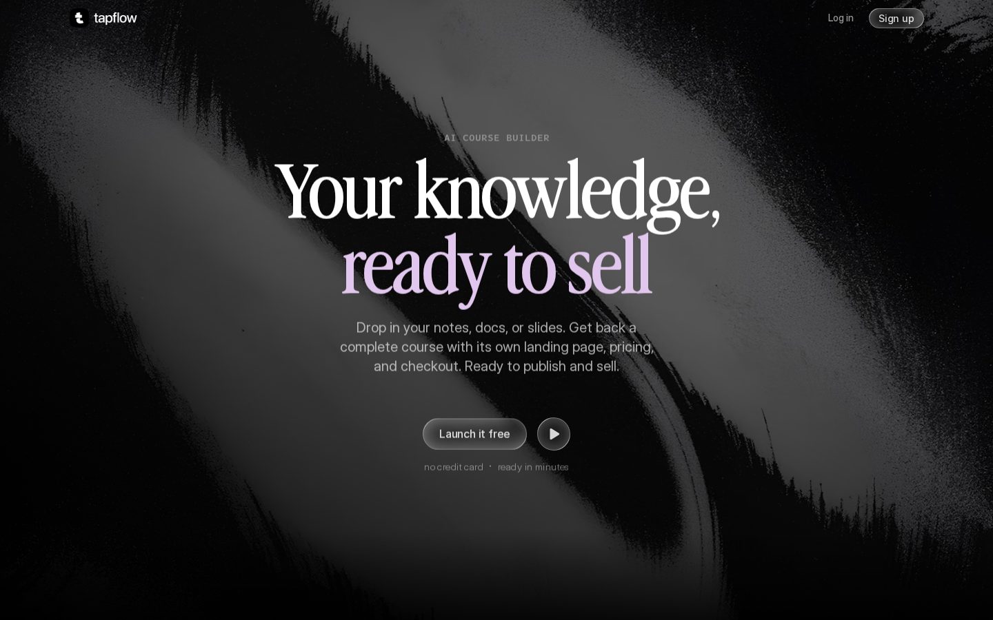 Tapflow Homepage