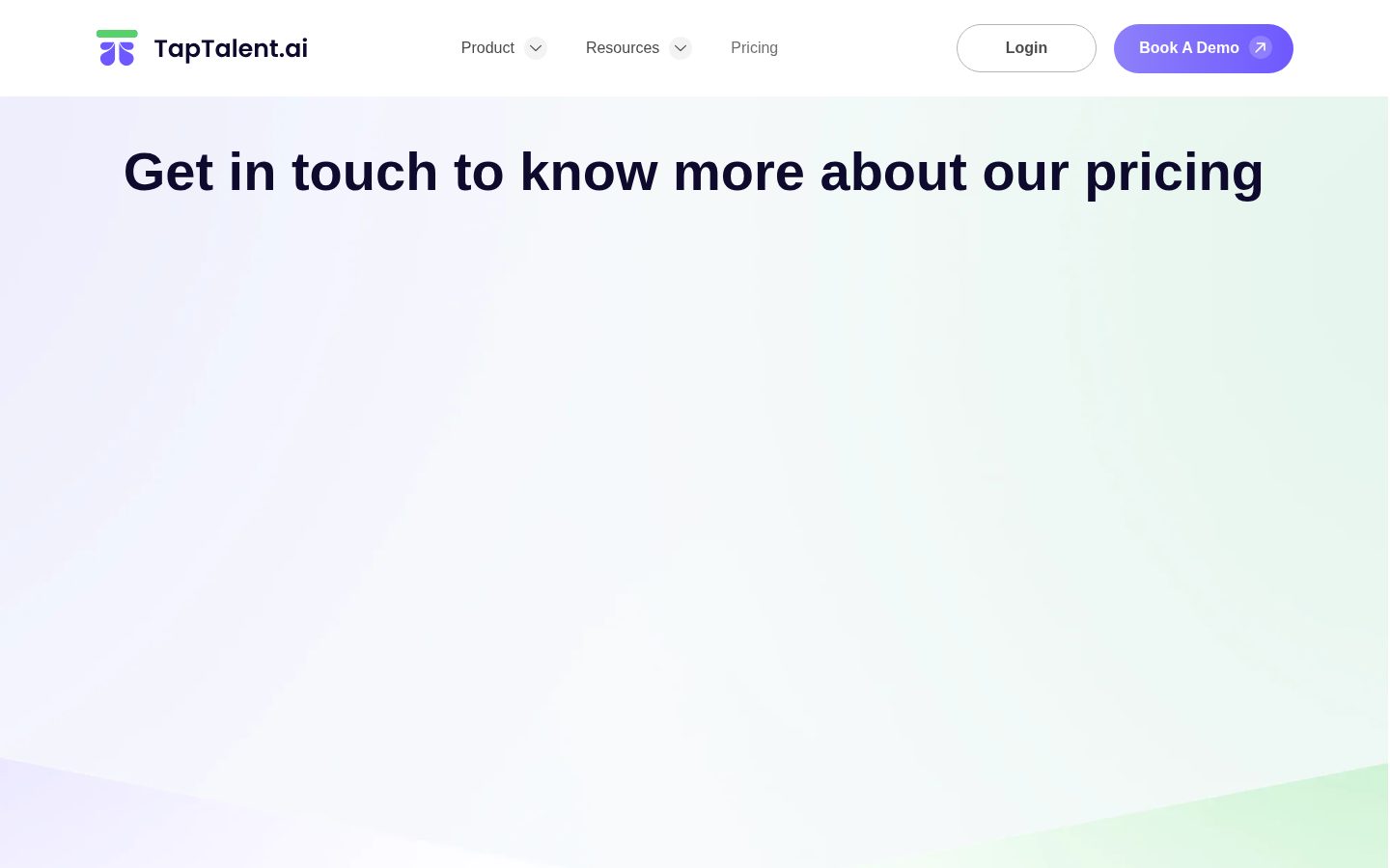 TapTalent.ai Pricing