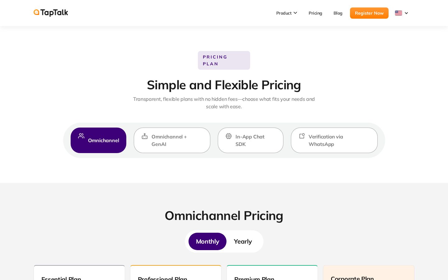 TapTalk Pricing