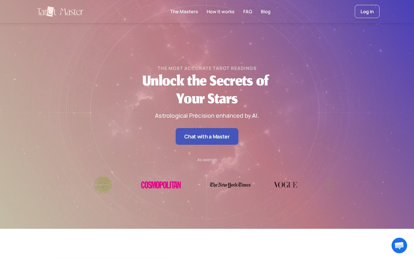 Tarot Master Homepage