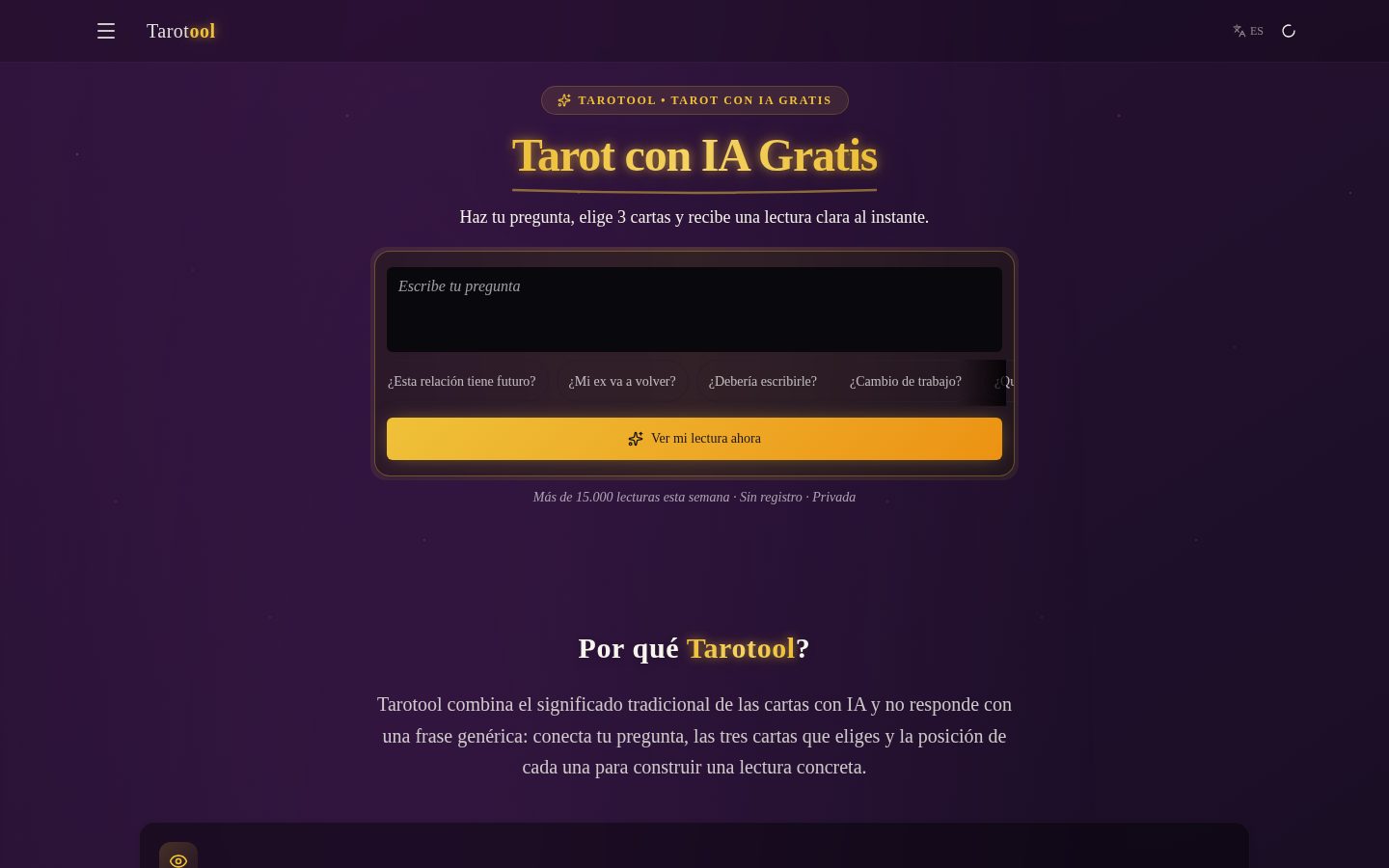 Tarotool Homepage