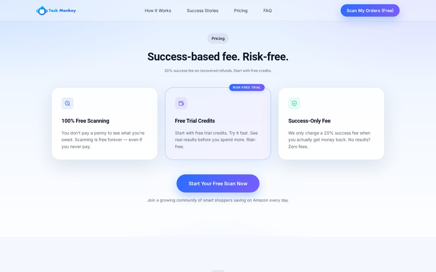 Task Monkey AI agent Pricing