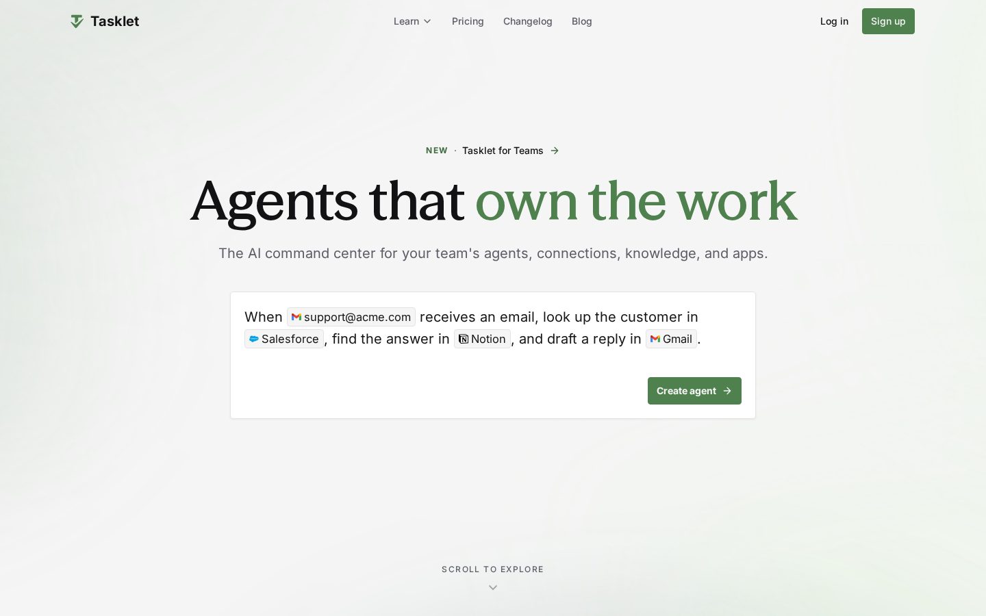Tasklet Homepage