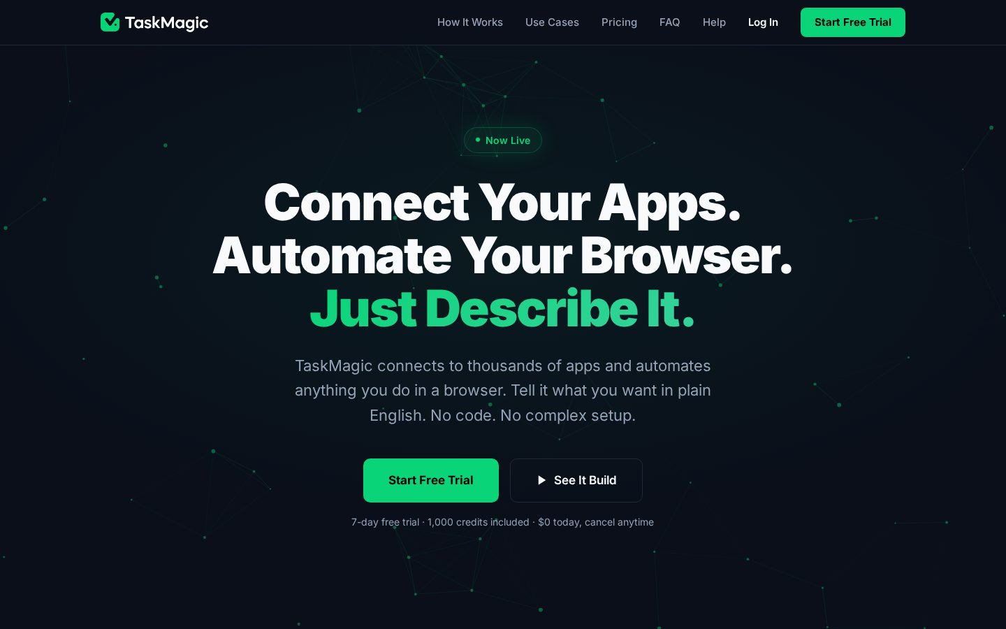 TaskMagic Homepage