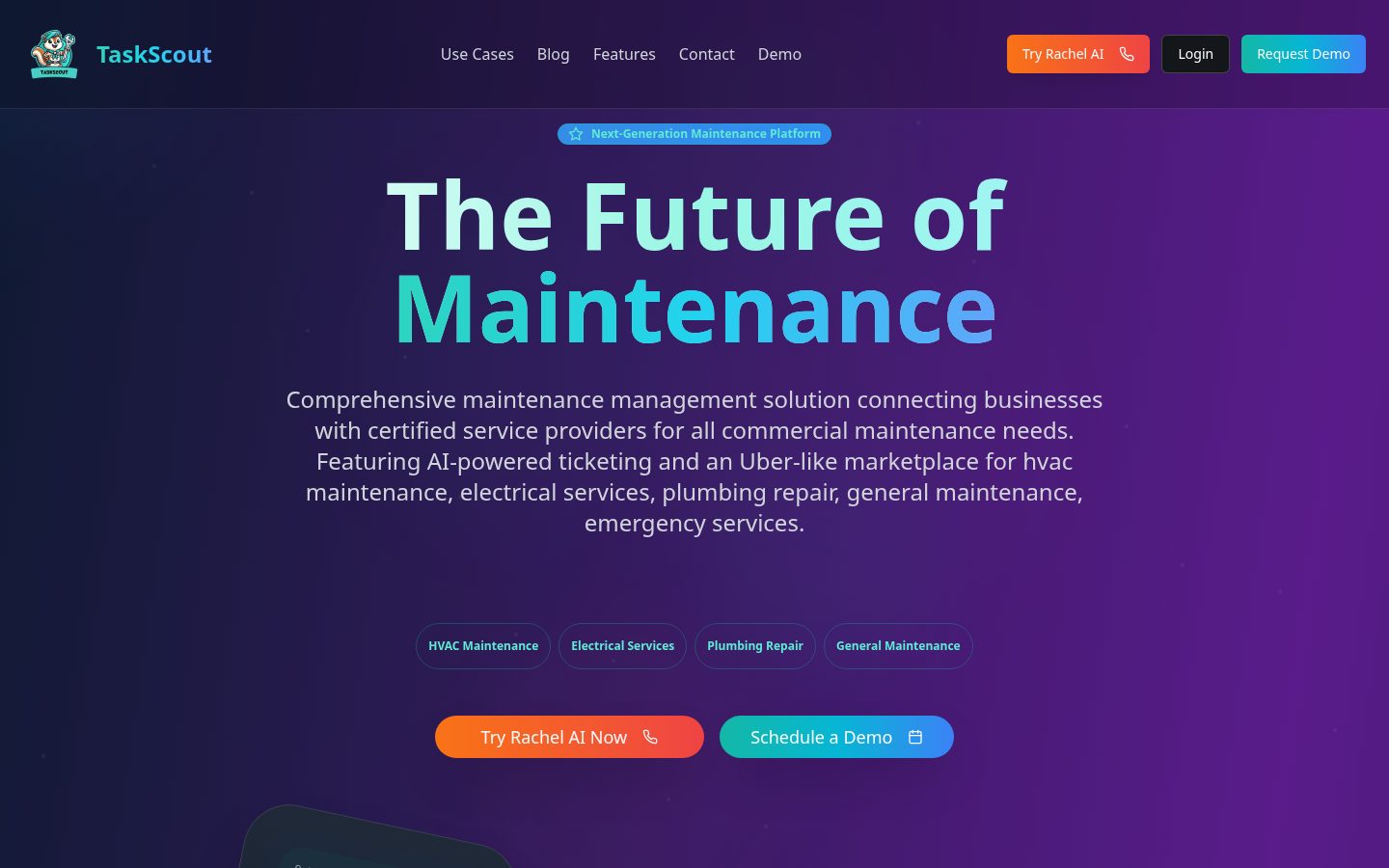 TaskScout.AI Homepage