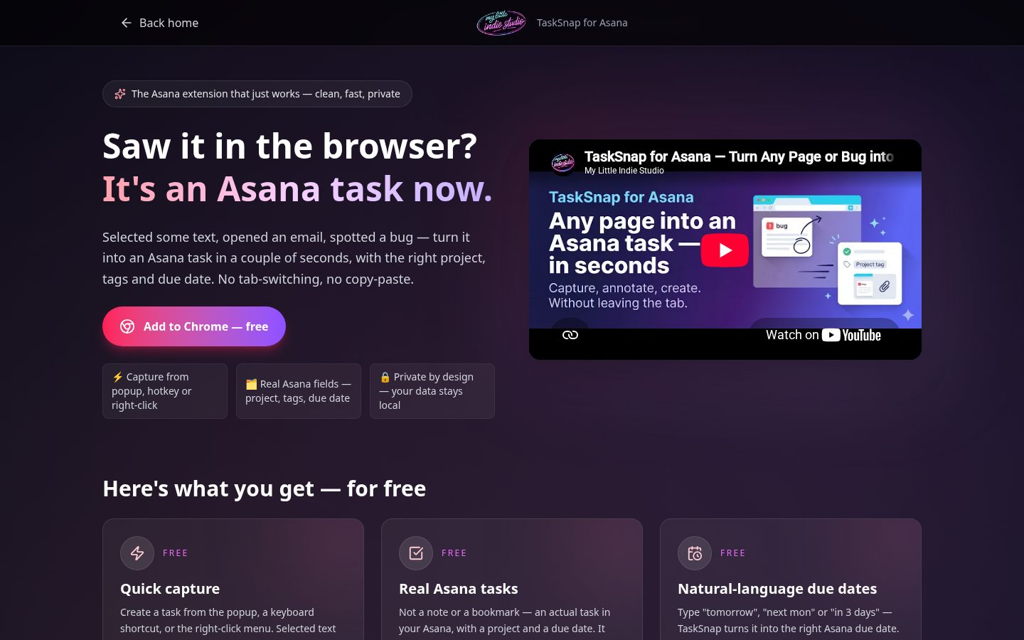 TaskSnap Homepage