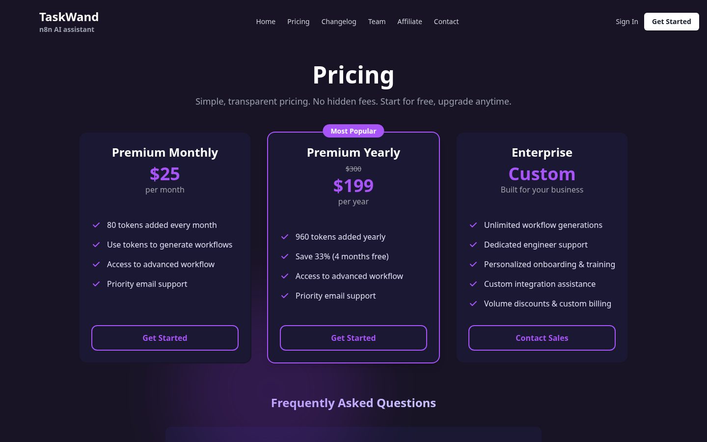 TaskWand Pricing