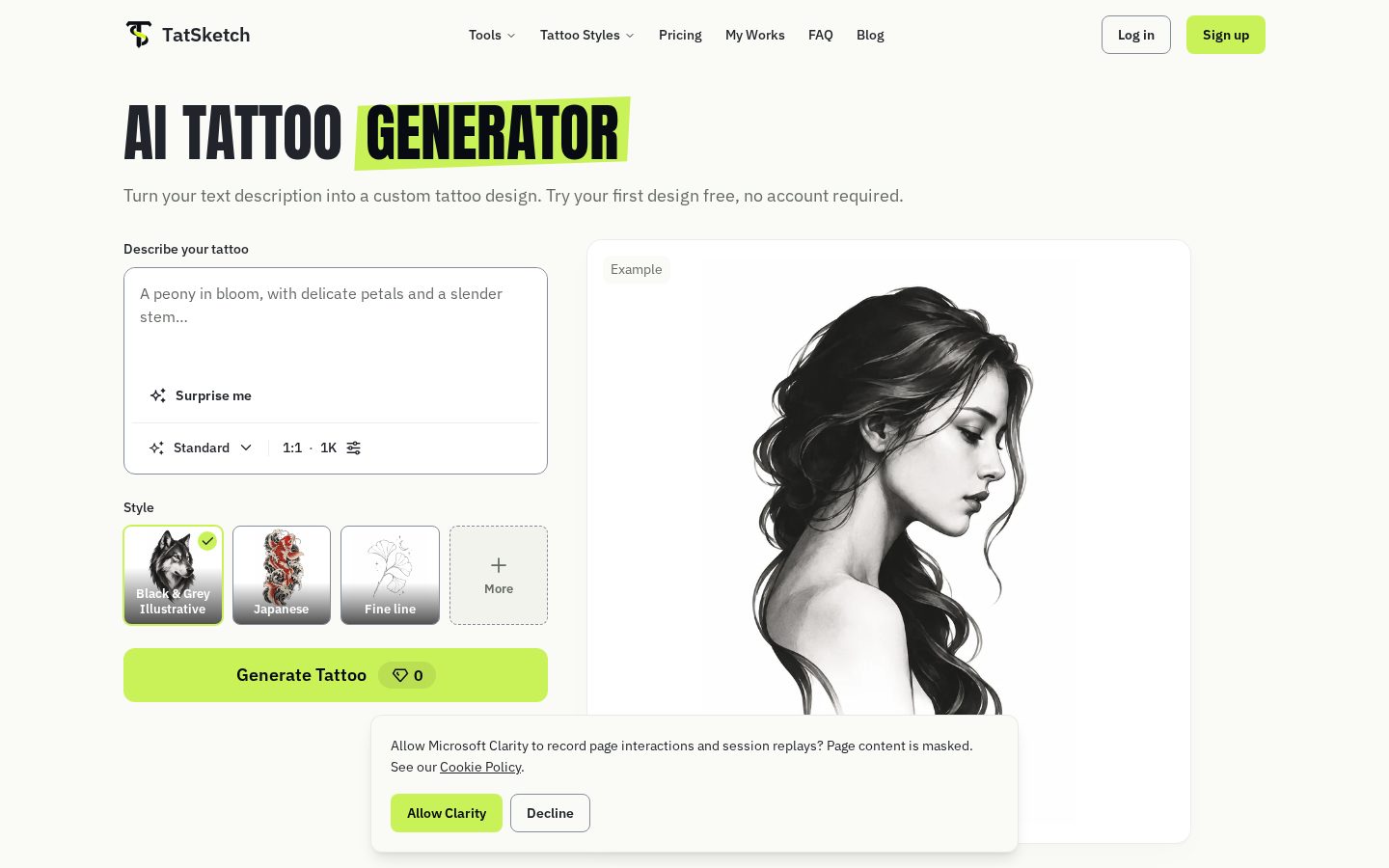 TatSketch Homepage