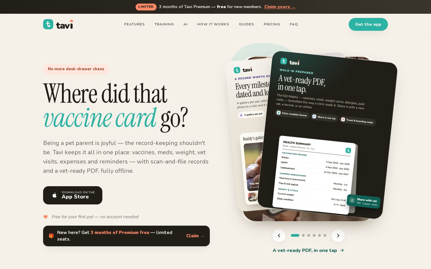 Tavi Homepage