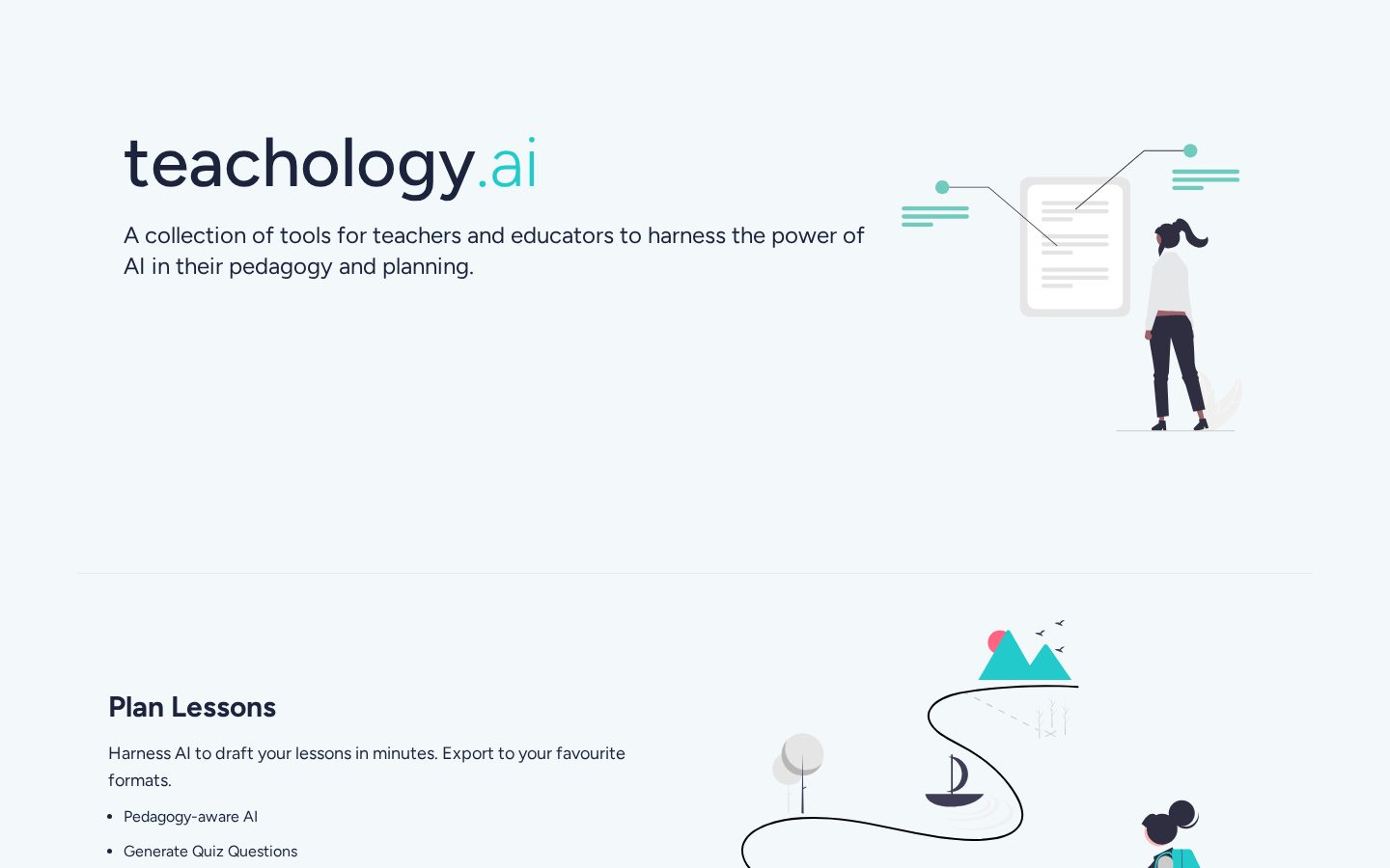 teachology.ai Homepage