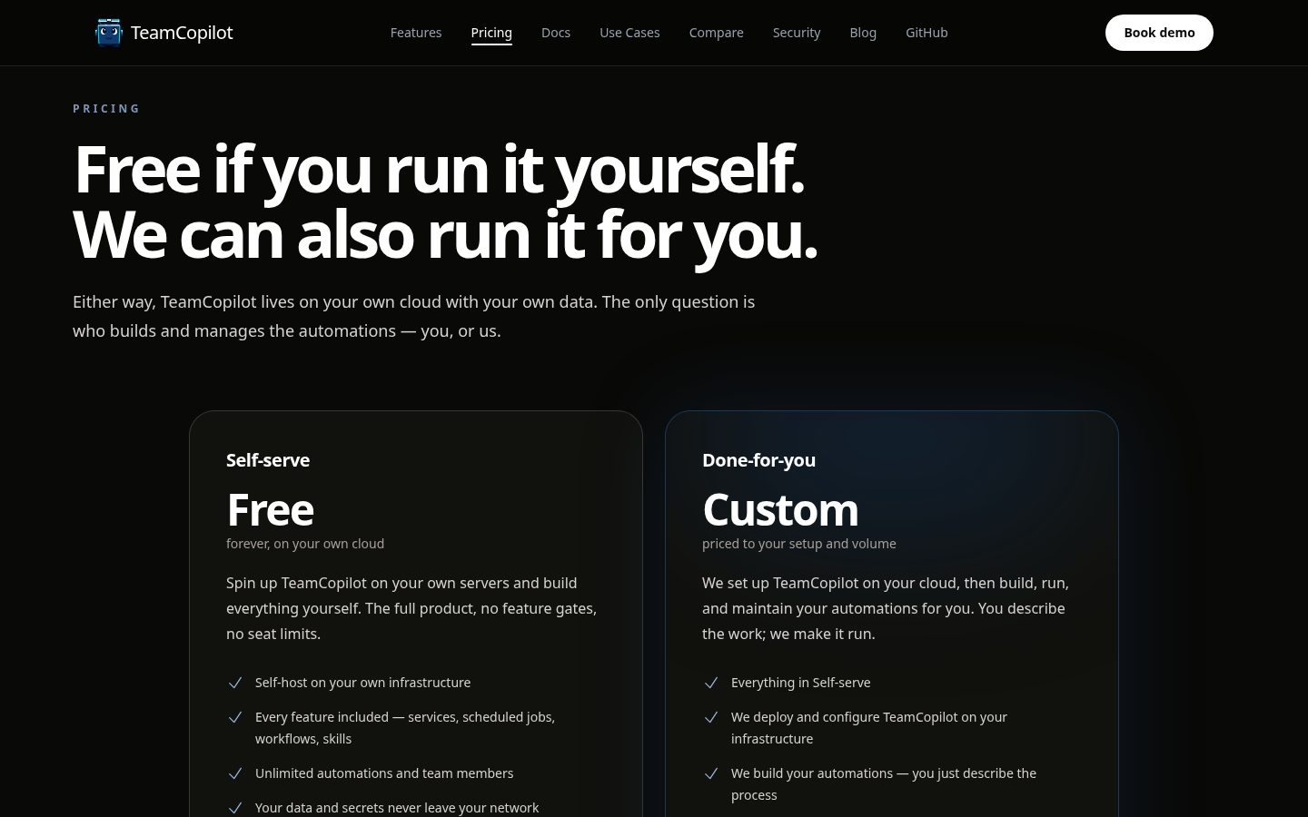 TeamCopilot Pricing