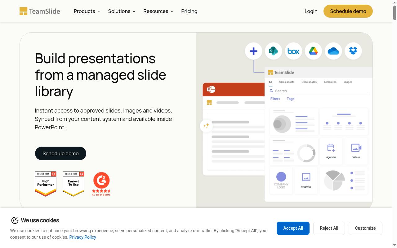 TeamSlide Homepage