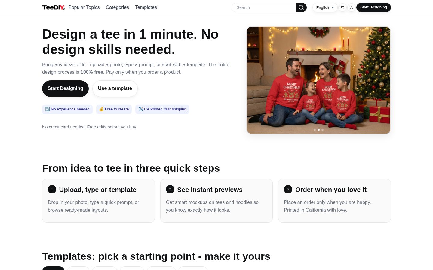 Teediy Homepage