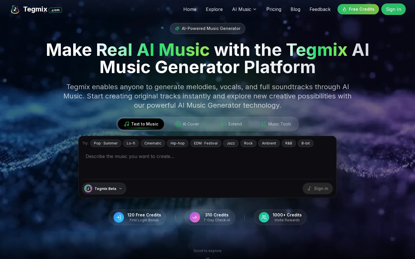 Tegmix Homepage