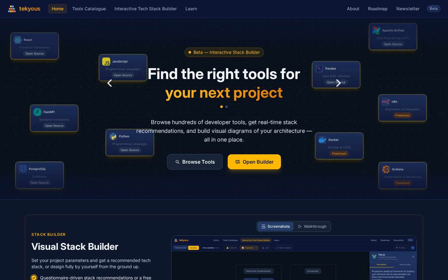 Tekyous Homepage