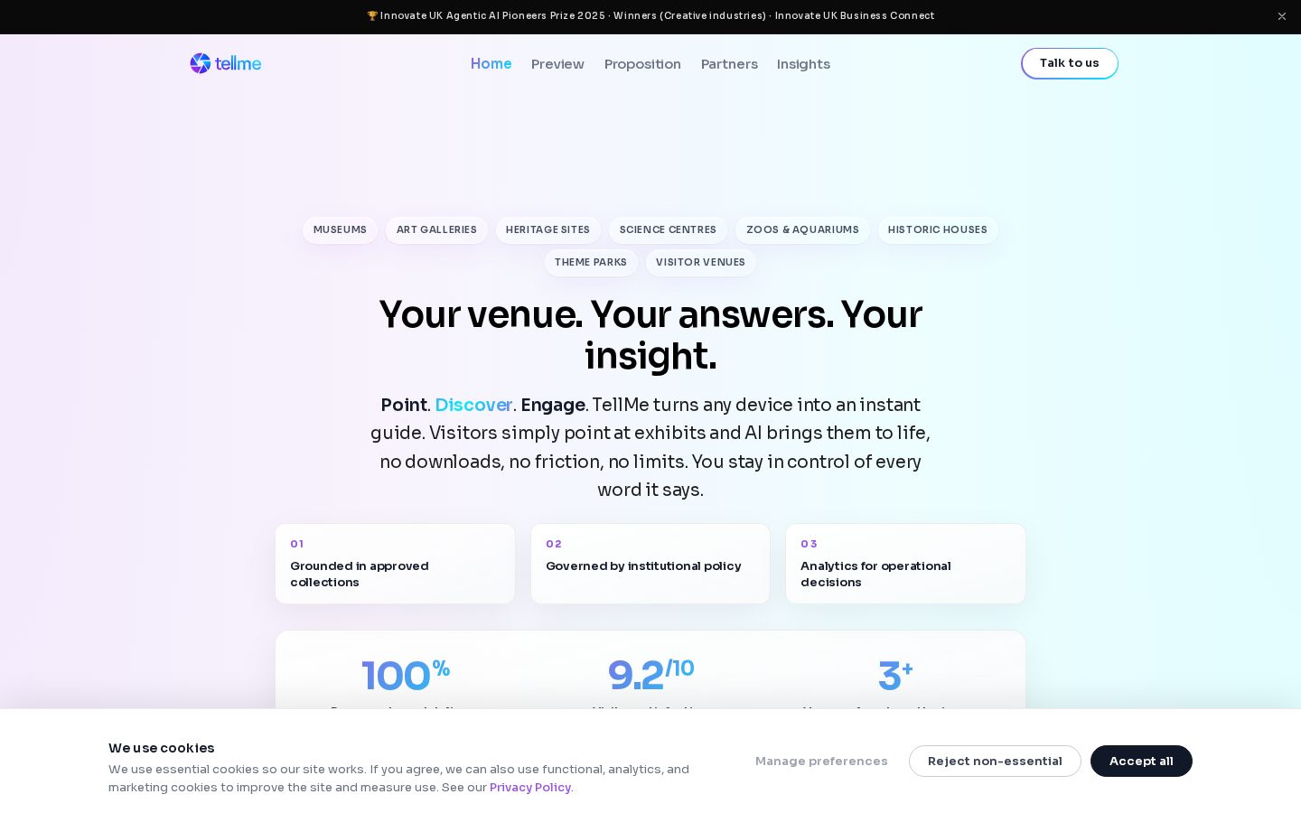 Tellme Homepage