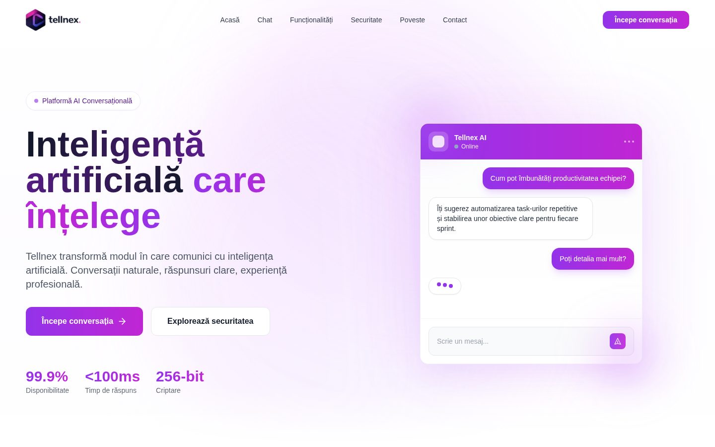 Tellnex Homepage