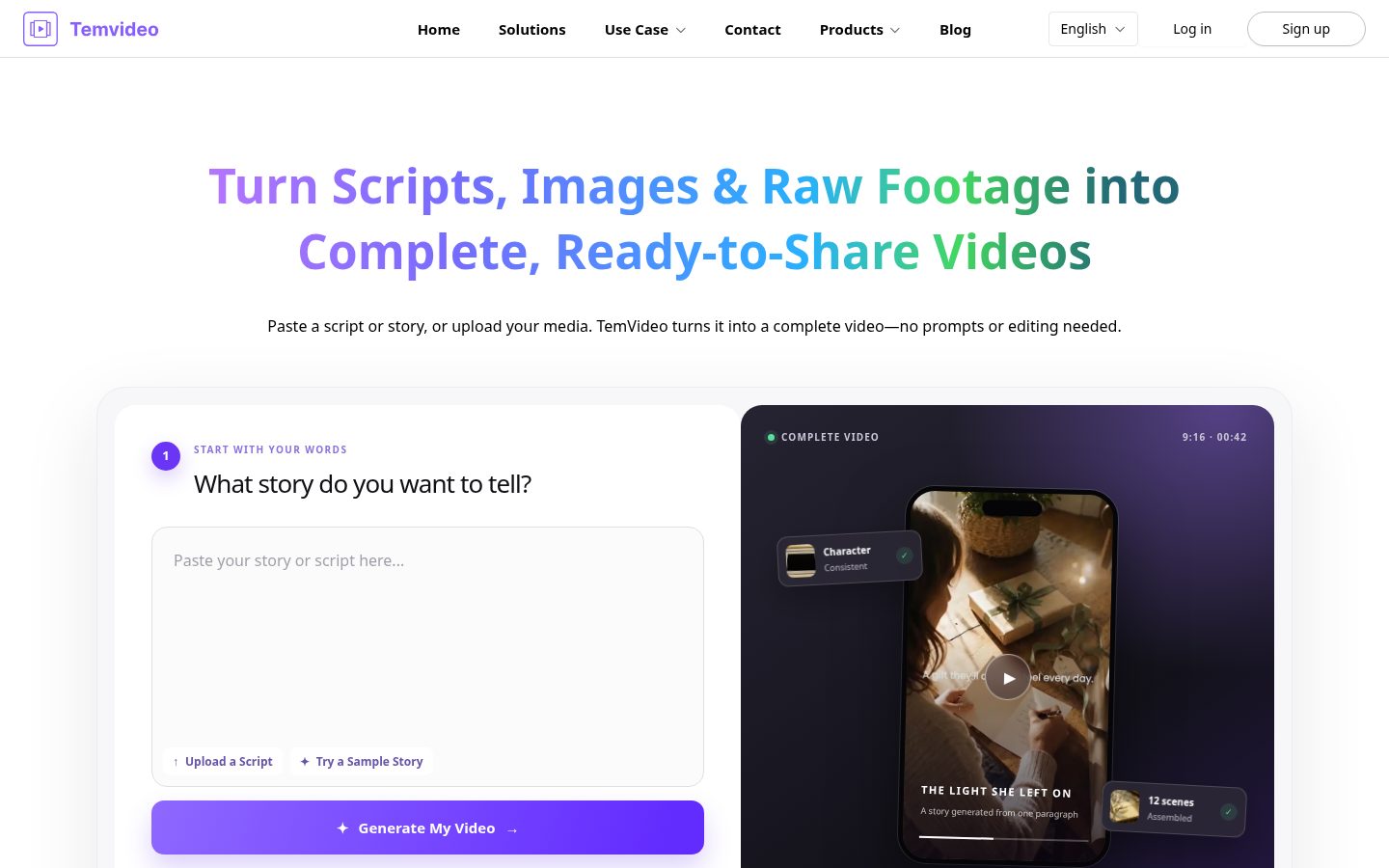 TemVideo Homepage