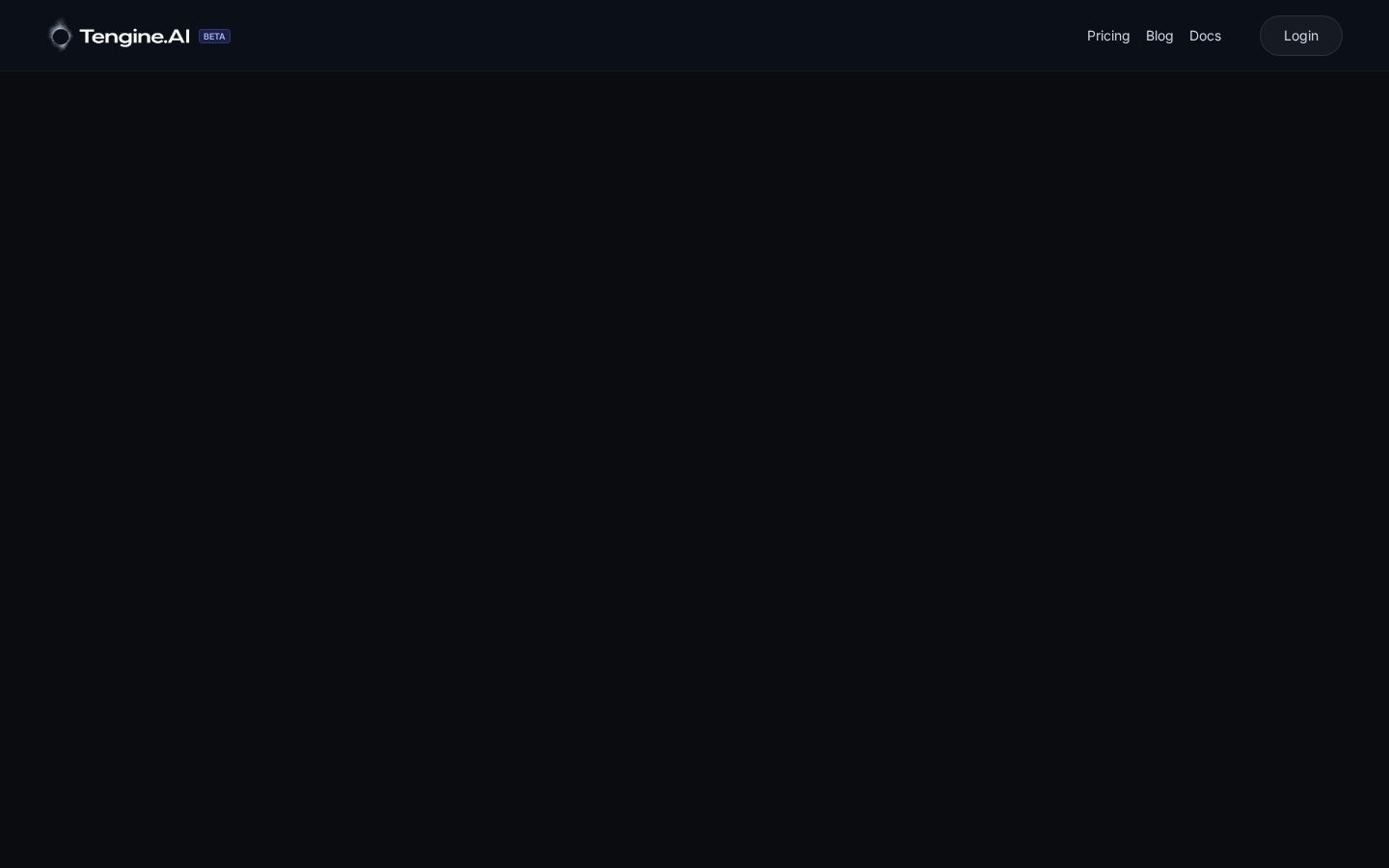 TengineAI Homepage