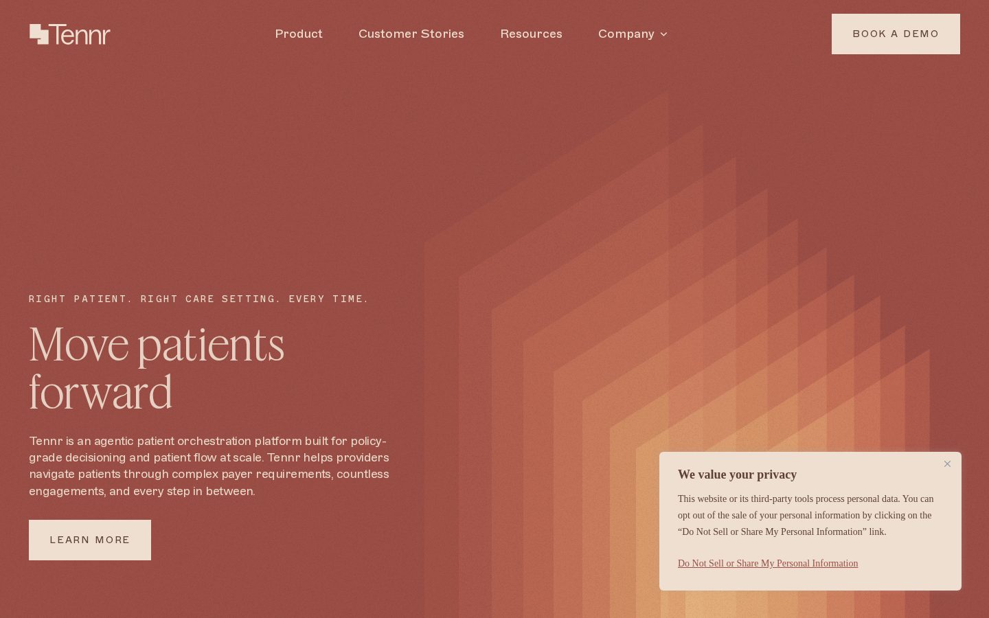 Tennr Homepage