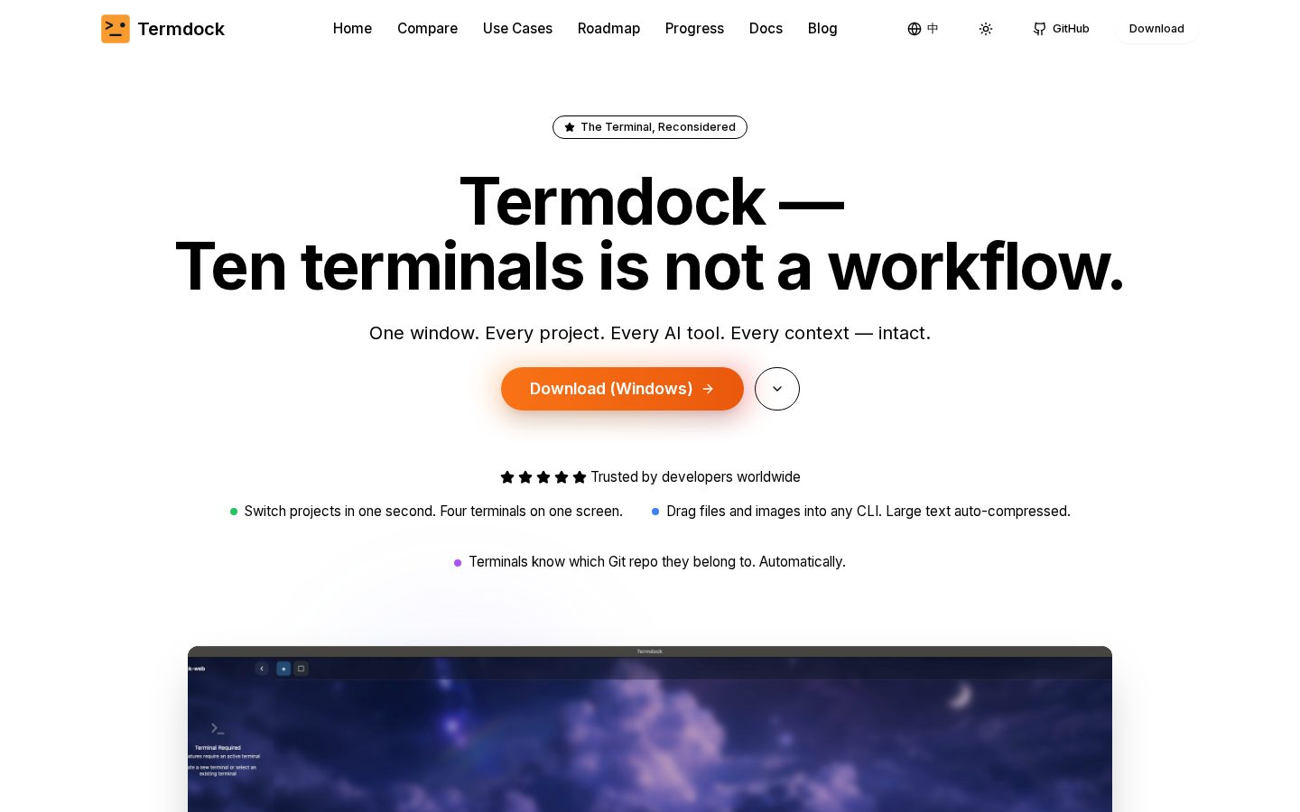 Termdock Homepage
