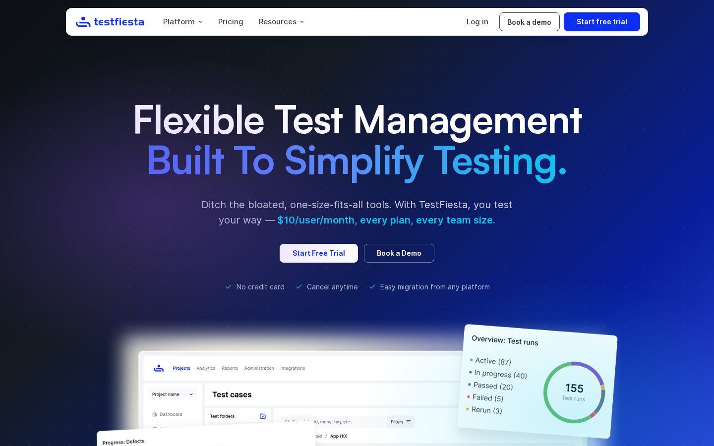 TestFiesta Homepage