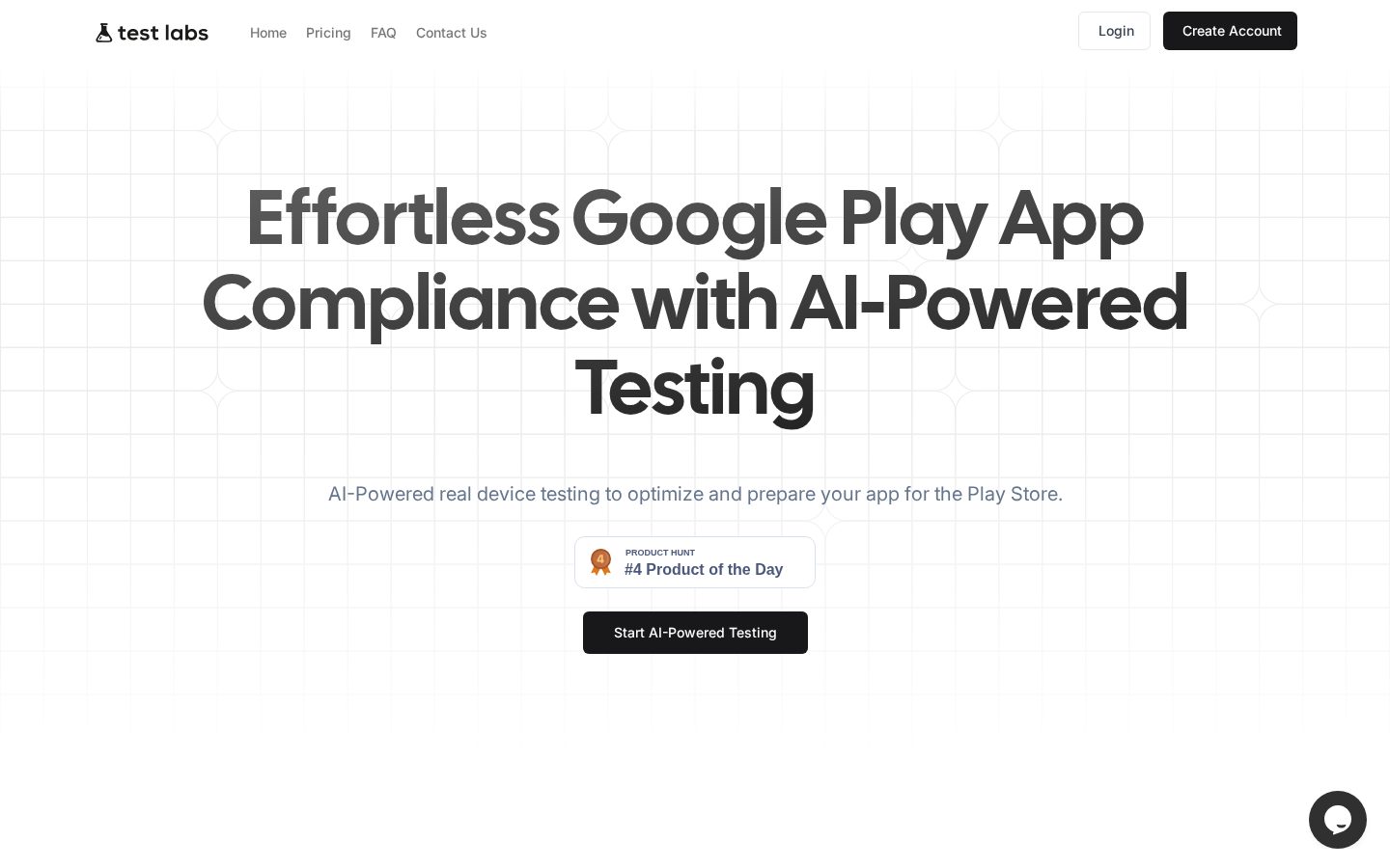 TestLabs Homepage