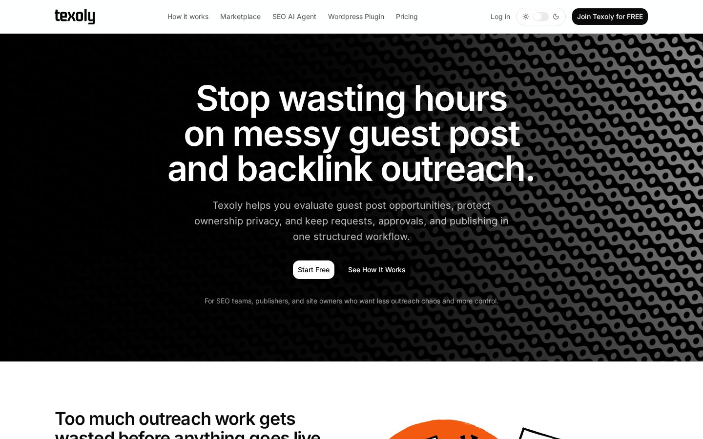 Texoly Homepage