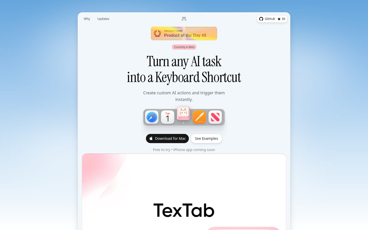 TexTab Homepage