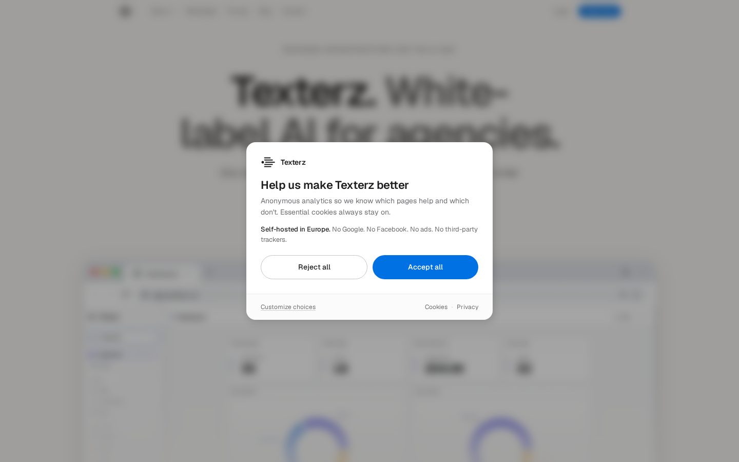Texterz Homepage