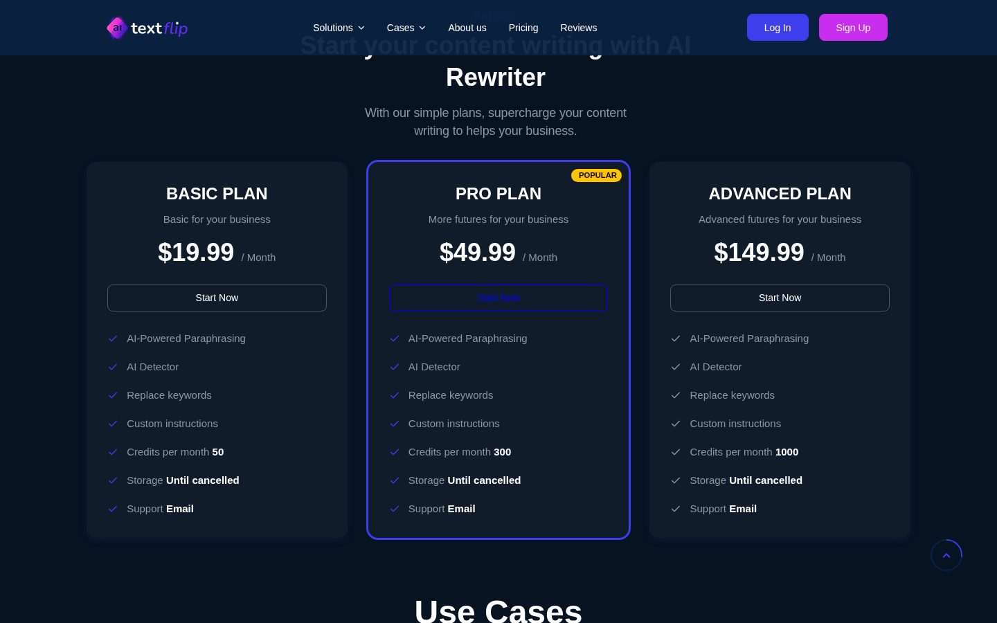 TextFlip Pricing