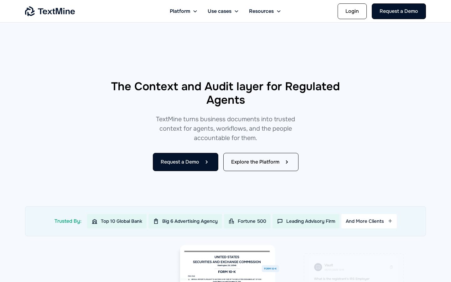 TextMine Homepage