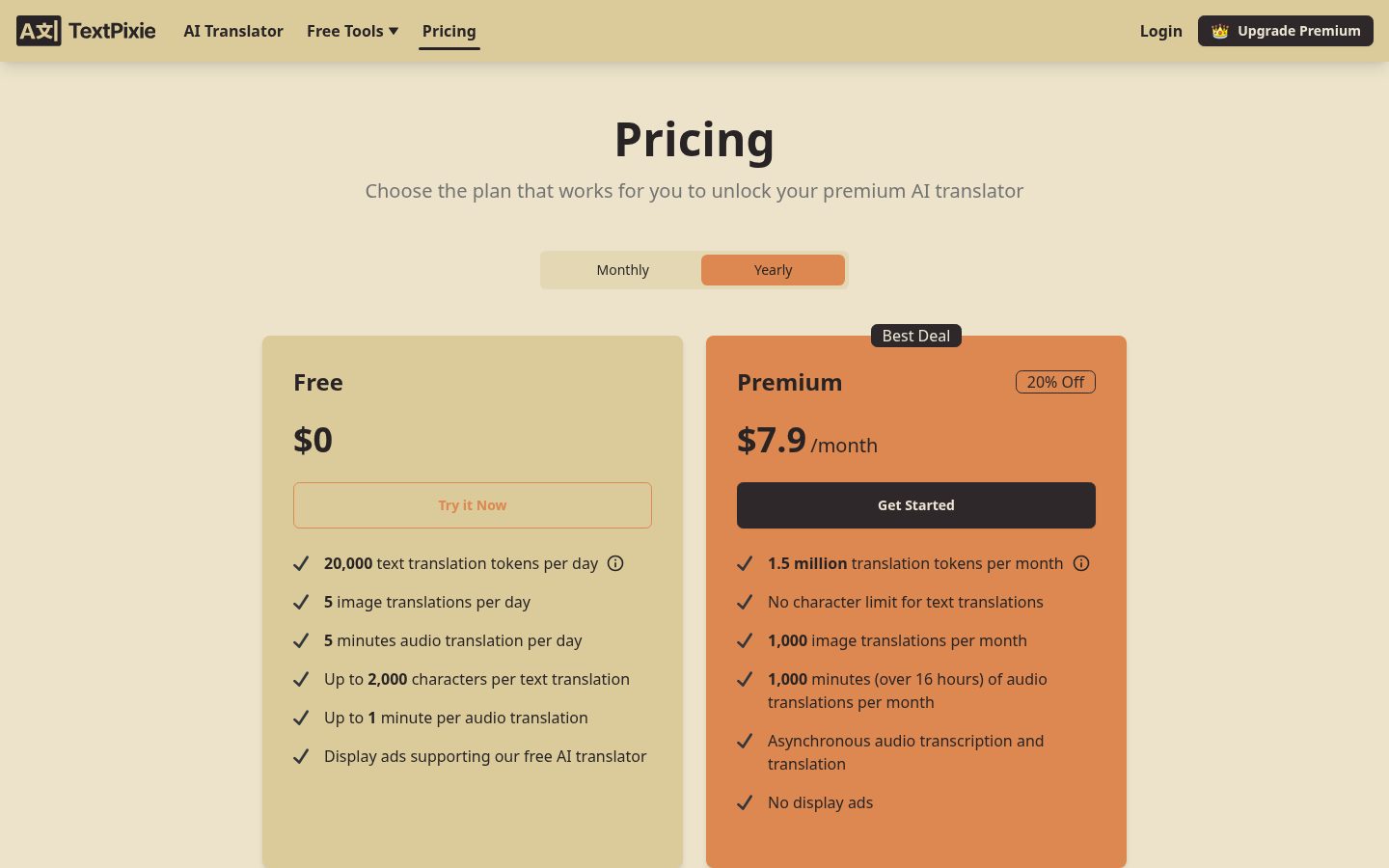 TextPixie Pricing