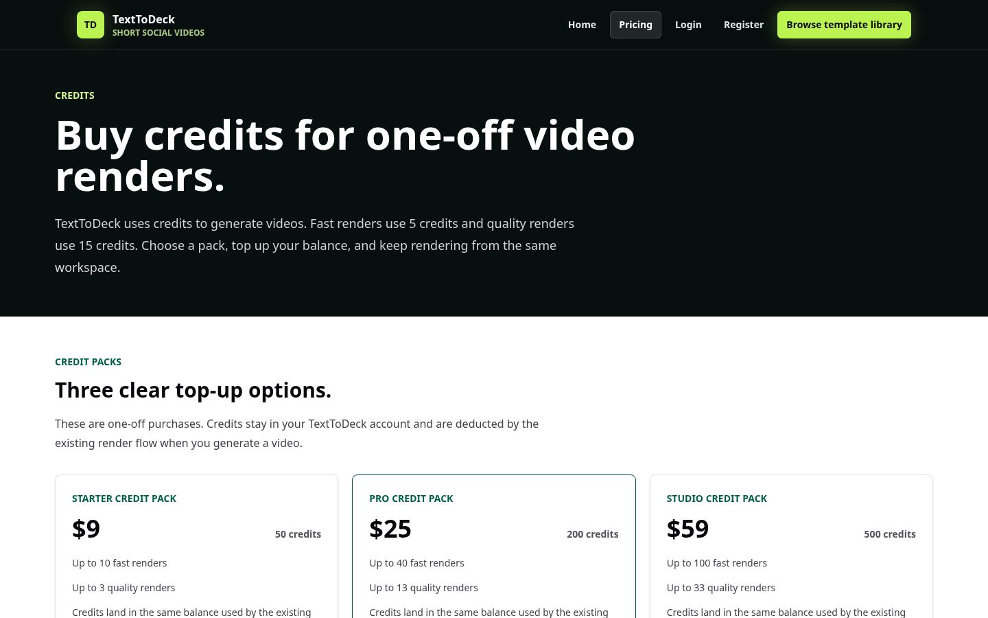 TextToDeck Pricing
