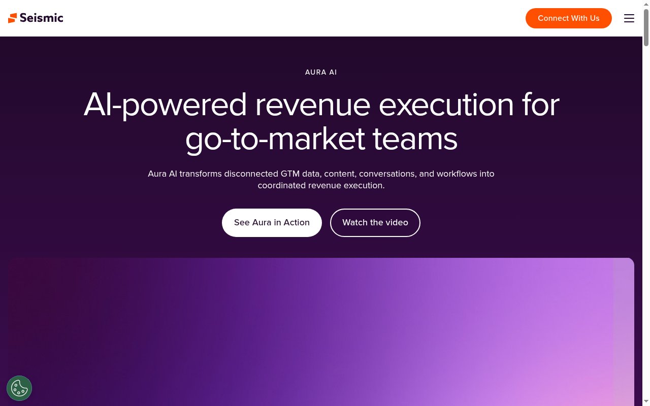 The #1 Sales Enablement Solution homepage