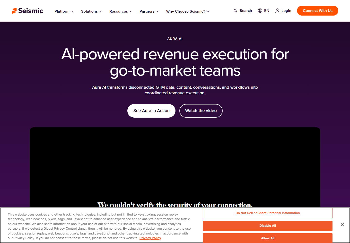 The #1 Sales Enablement Solution homepage