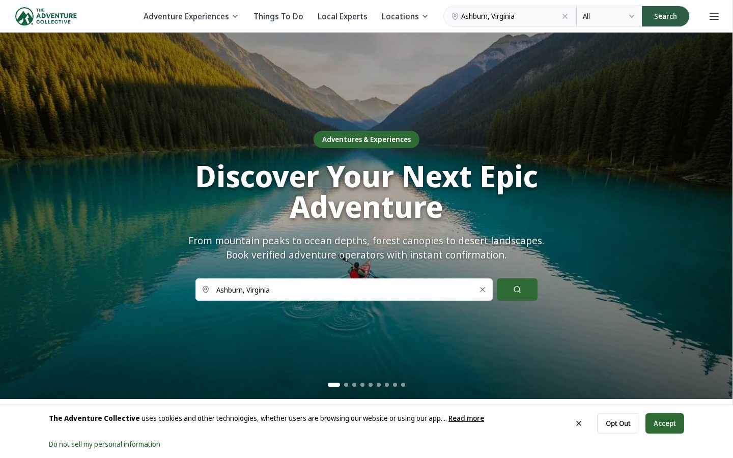 The Adventure Collective Homepage