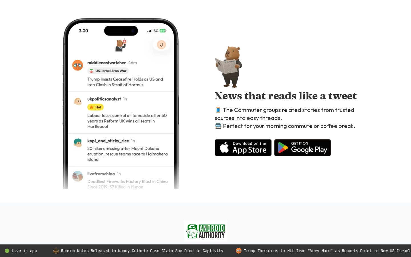 The Commuter Homepage
