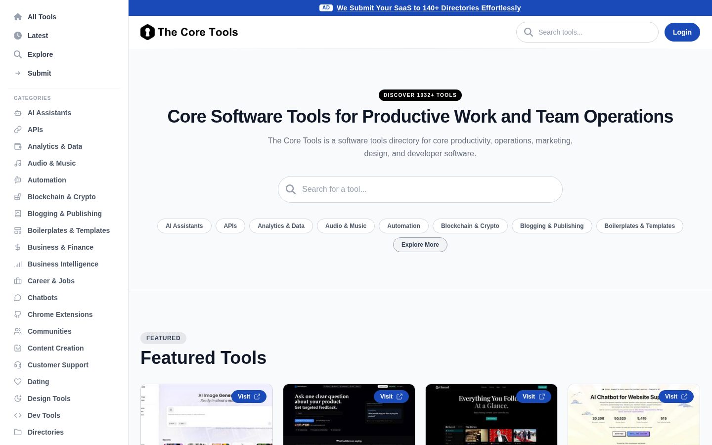 The Core Tools Homepage