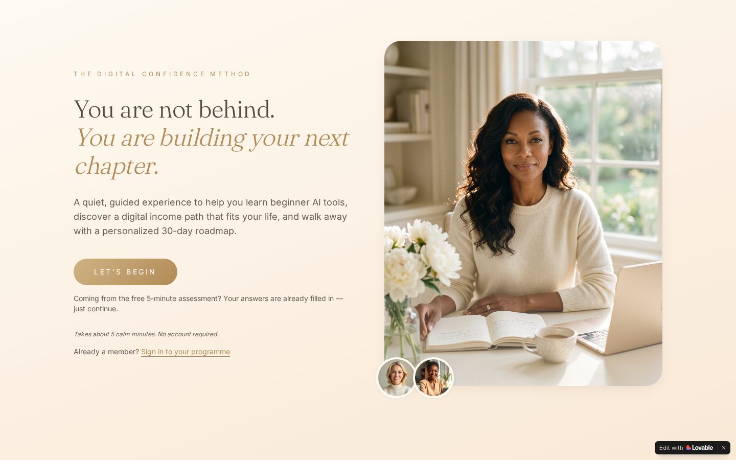 The Digital Confidence Method Homepage
