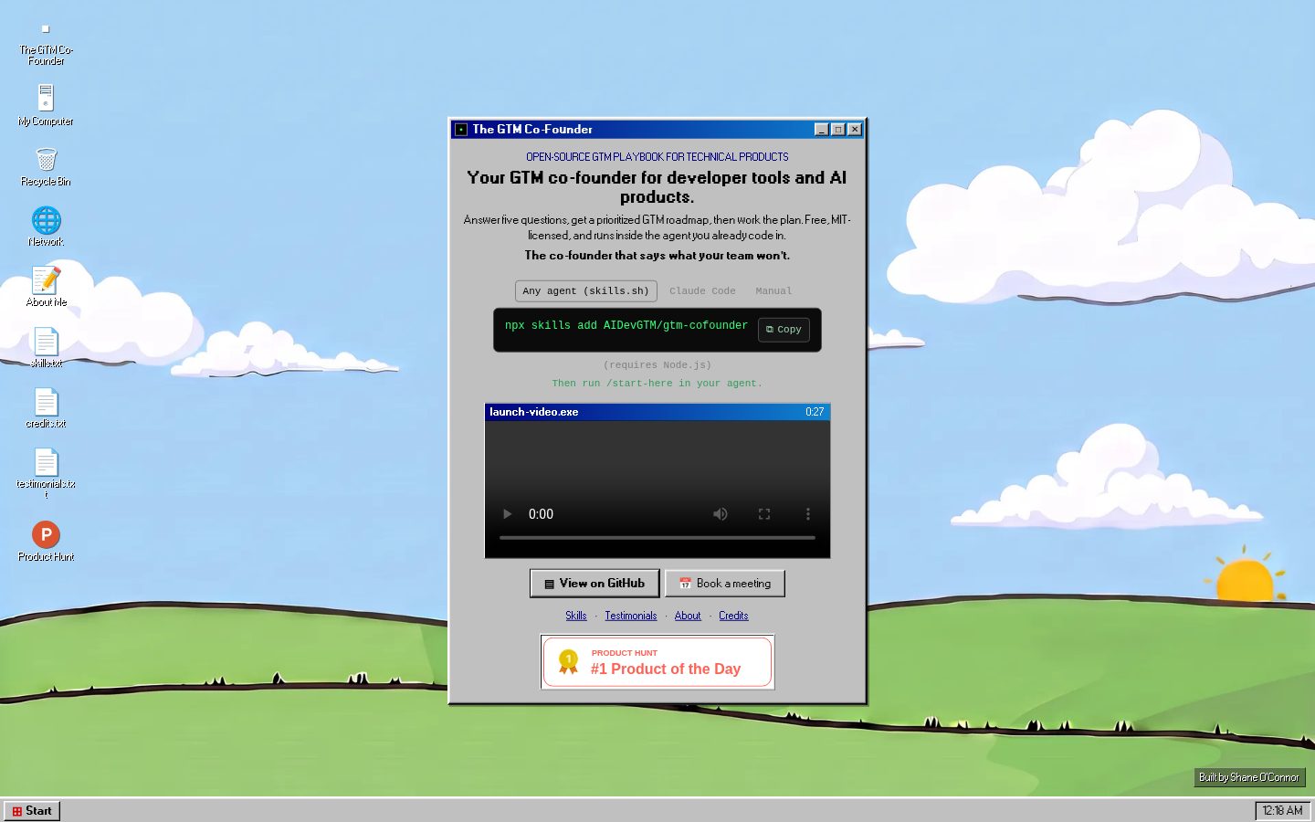 The GTM Co-Founder Homepage